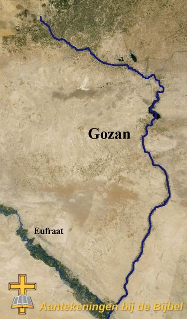 Gozan, kaart