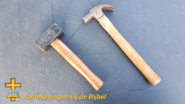 Magnetisch deed het Uitgaven Aantekeningen bij de Bijbel: Soorten hamers