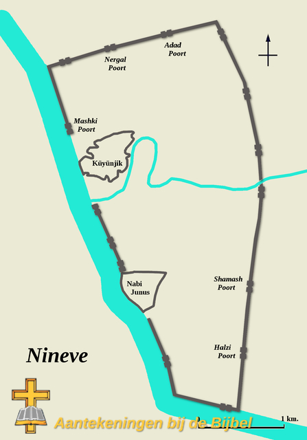 Nineve kaart