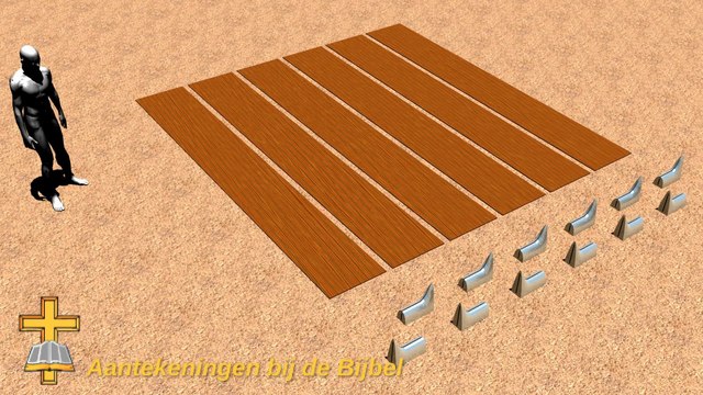 Tabernakel (Exodus 26:22) - Planken westzijde (1)